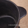 Conjunto de fondue de ferro fundido pré-temperado